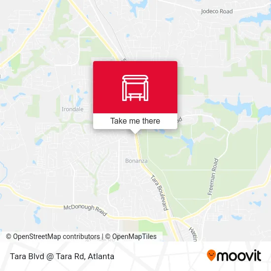 Tara Blvd @ Tara Rd map