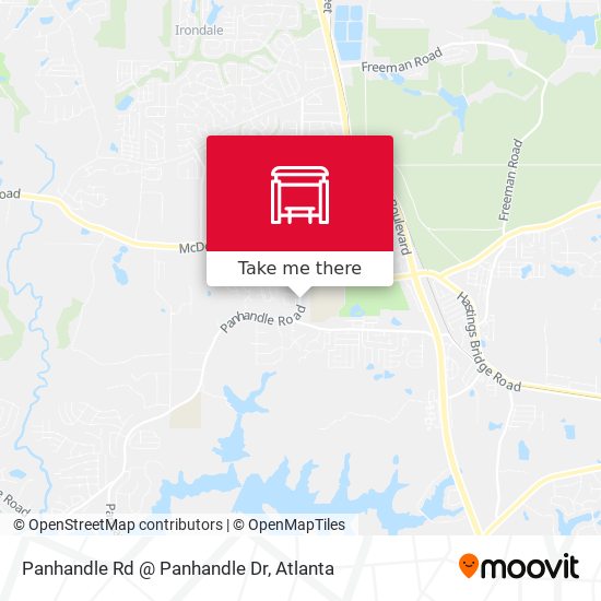 Panhandle Rd @ Panhandle Dr map