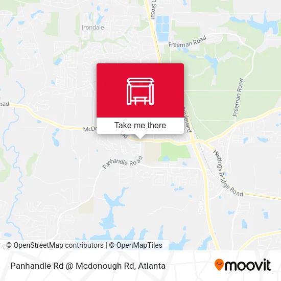 Panhandle Rd @ Mcdonough Rd map