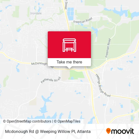 Mcdonough Rd @ Weeping Willow Pl map