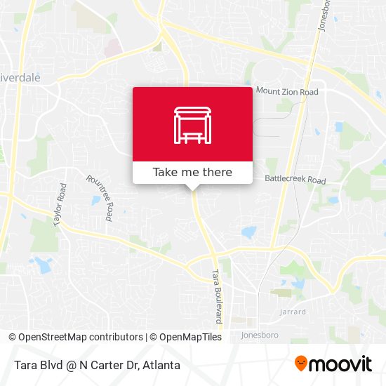 Tara Blvd @ N Carter Dr map