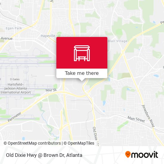 Old Dixie Hwy @ Brown Dr map