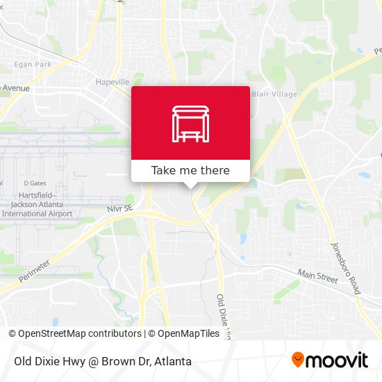 Old Dixie Hwy @ Brown Dr map