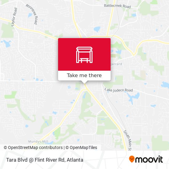 Tara Blvd @ Flint River Rd map