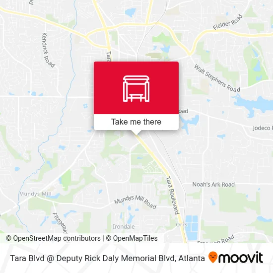 Tara Blvd @ Deputy Rick Daly Memorial Blvd map