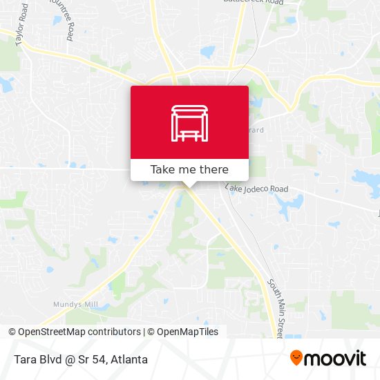 Mapa de Tara Blvd @ Sr 54