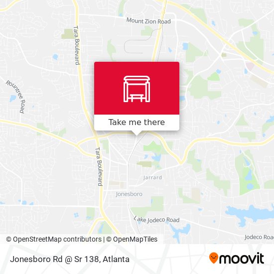 Mapa de Jonesboro Rd @ Sr 138