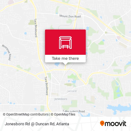 Mapa de Jonesboro Rd @ Duncan Rd