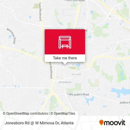 Jonesboro Rd @ W Mimosa Dr map