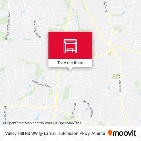 Valley Hill Rd SW @ Lamar Hutcheson Pkwy map