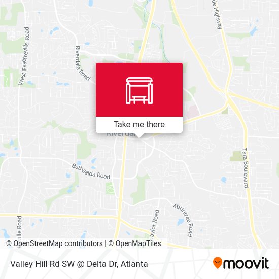 Valley Hill Rd SW @ Delta Dr map