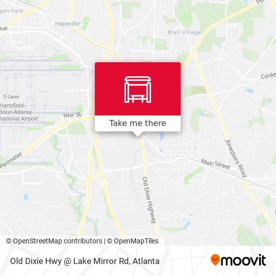 Old Dixie Hwy @ Lake Mirror Rd map