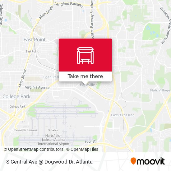 S Central Ave @ Dogwood Dr map