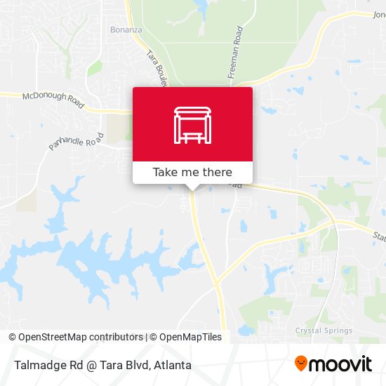 Mapa de Talmadge Rd @ Tara Blvd