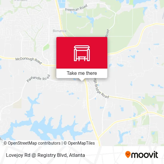Lovejoy Rd @ Registry Blvd map