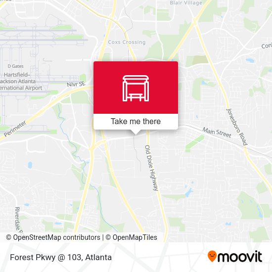 Mapa de Forest Pkwy @ 103