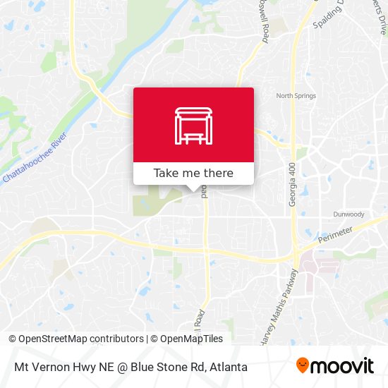 Mapa de Mt Vernon Hwy NE @ Blue Stone Rd