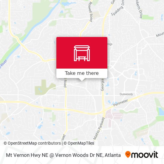 Mt Vernon Hwy NE @ Vernon Woods Dr NE map
