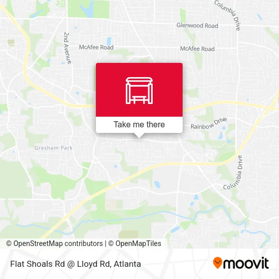 Flat Shoals Rd @ Lloyd Rd map