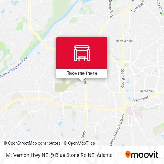 Mt Vernon Hwy NE @ Blue Stone Rd NE map