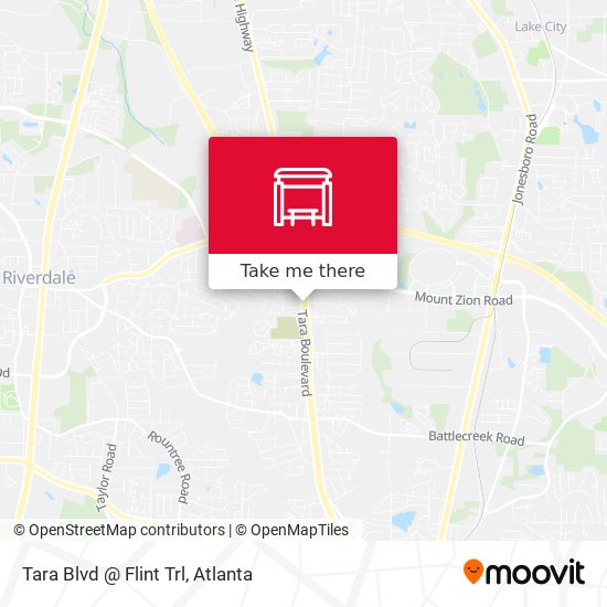 Tara Blvd @ Flint Trl map