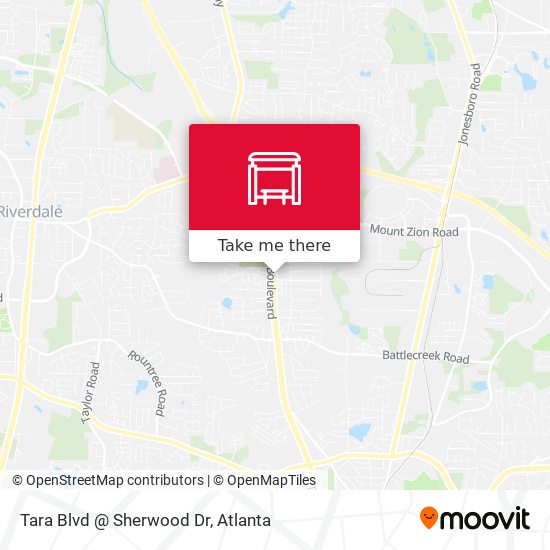 Tara Blvd @ Sherwood Dr map