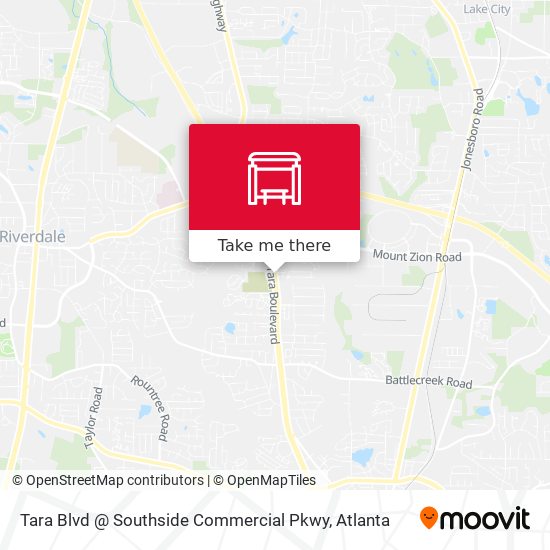 Tara Blvd @ Southside Commercial Pkwy map