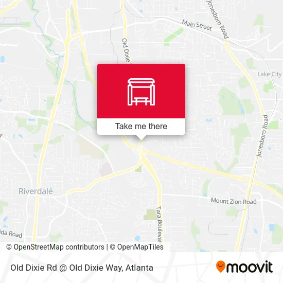 Mapa de Old Dixie Rd @ Old Dixie Way