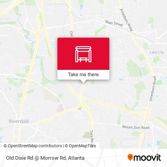 Mapa de Old Dixie Rd @ Morrow Rd