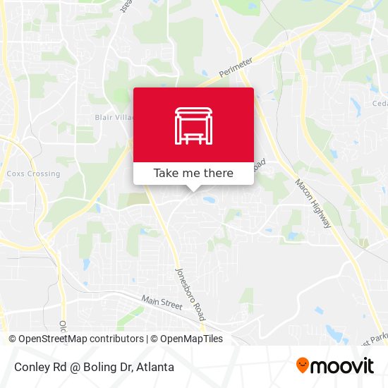Mapa de Conley Rd @ Boling Dr