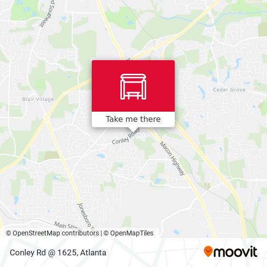 Mapa de Conley Rd @ 1625