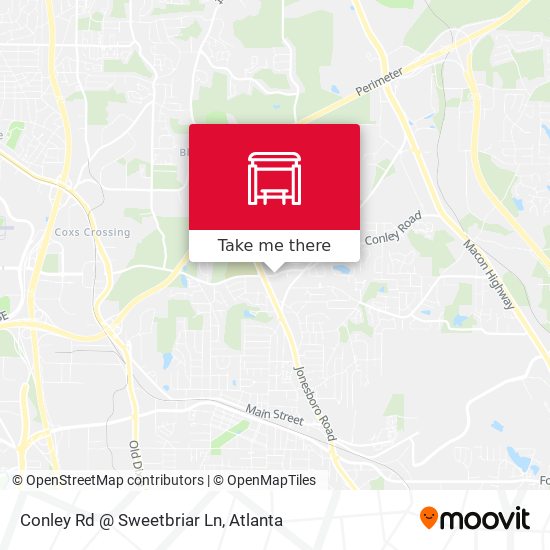 Conley Rd @ Sweetbriar Ln map