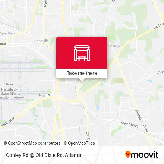 Conley Rd @ Old Dixie Rd map