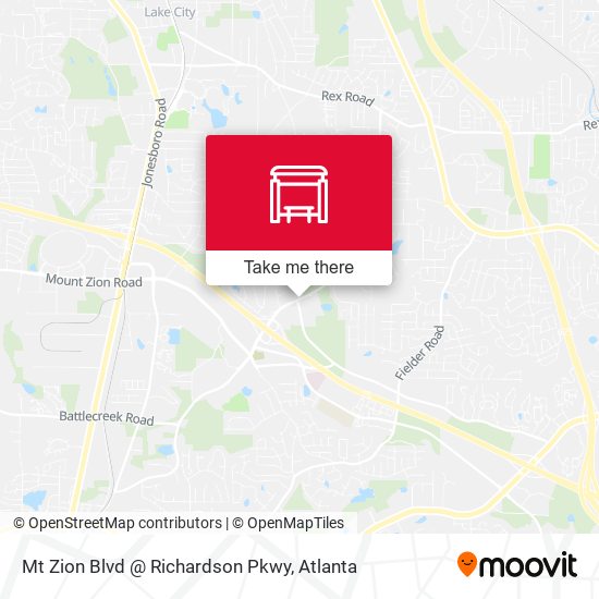 Mt Zion Blvd @ Richardson Pkwy map