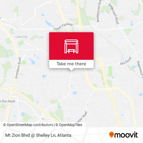 Mapa de Mt Zion Blvd @ Shelley Ln