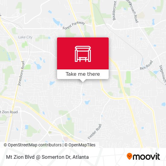Mapa de Mt Zion Blvd @ Somerton Dr