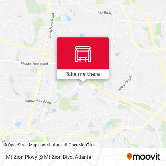 Mt Zion Pkwy @ Mt Zion Blvd map