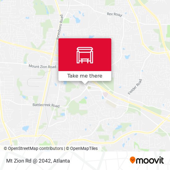 Mt Zion Rd @ 2042 map