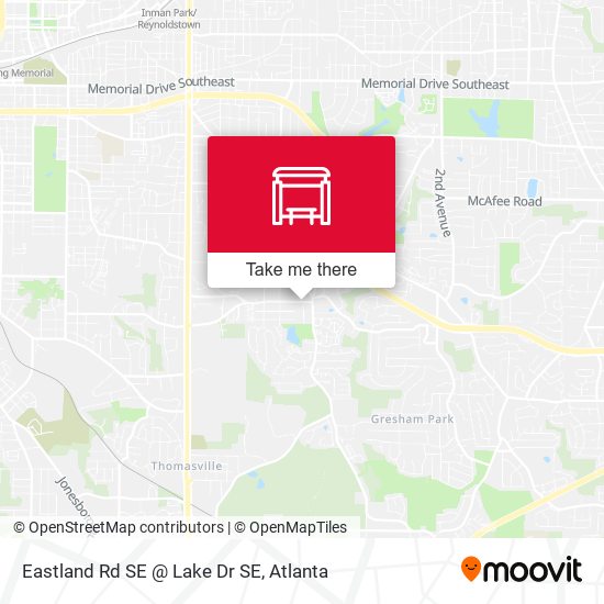 Eastland Rd SE @ Lake Dr SE map