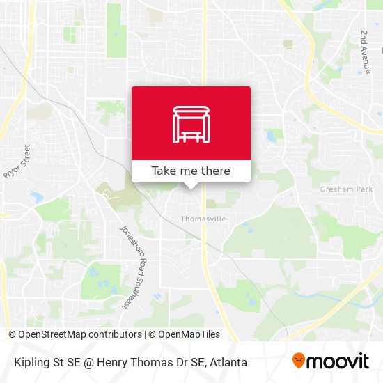 Kipling St SE @ Henry Thomas Dr SE map