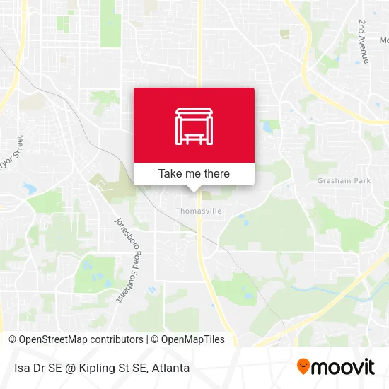 Mapa de Isa Dr SE @ Kipling St SE
