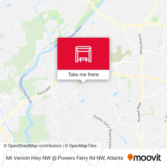 Mt Vernon Hwy NW @ Powers Ferry Rd NW map