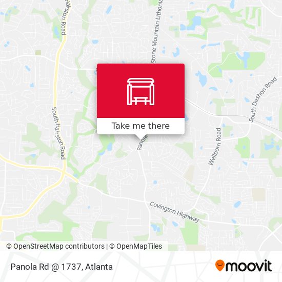 Panola Rd @ 1737 map