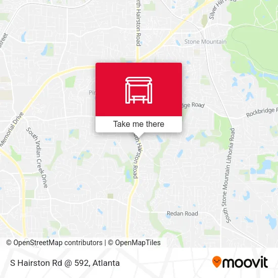 S Hairston Rd @ 592 map