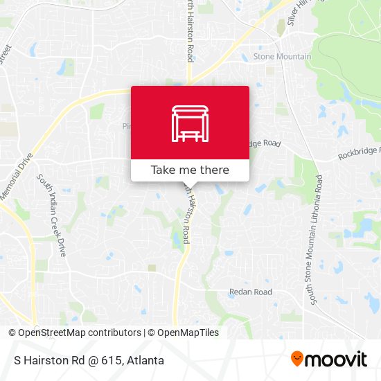 Mapa de S Hairston Rd @ 615