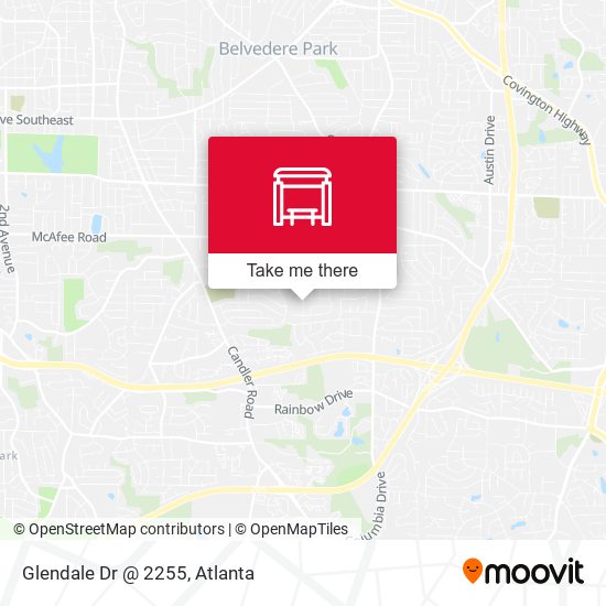 Mapa de Glendale Dr @ 2255