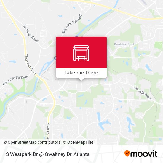 S Westpark Dr @ Gwaltney Dr map