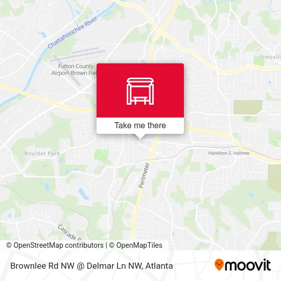 Brownlee Rd NW @ Delmar Ln NW map