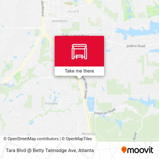 Tara Blvd @ Betty Talmadge Ave map