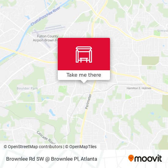 Mapa de Brownlee Rd SW @ Brownlee Pl